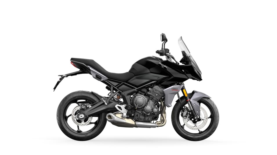 CGI of the Triumph Tiger Sport 660 in Jet black and Graphite